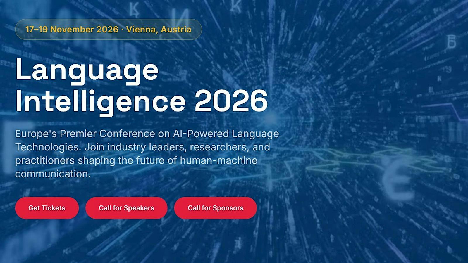 LANGUAGE INTELLIGENCE 2026