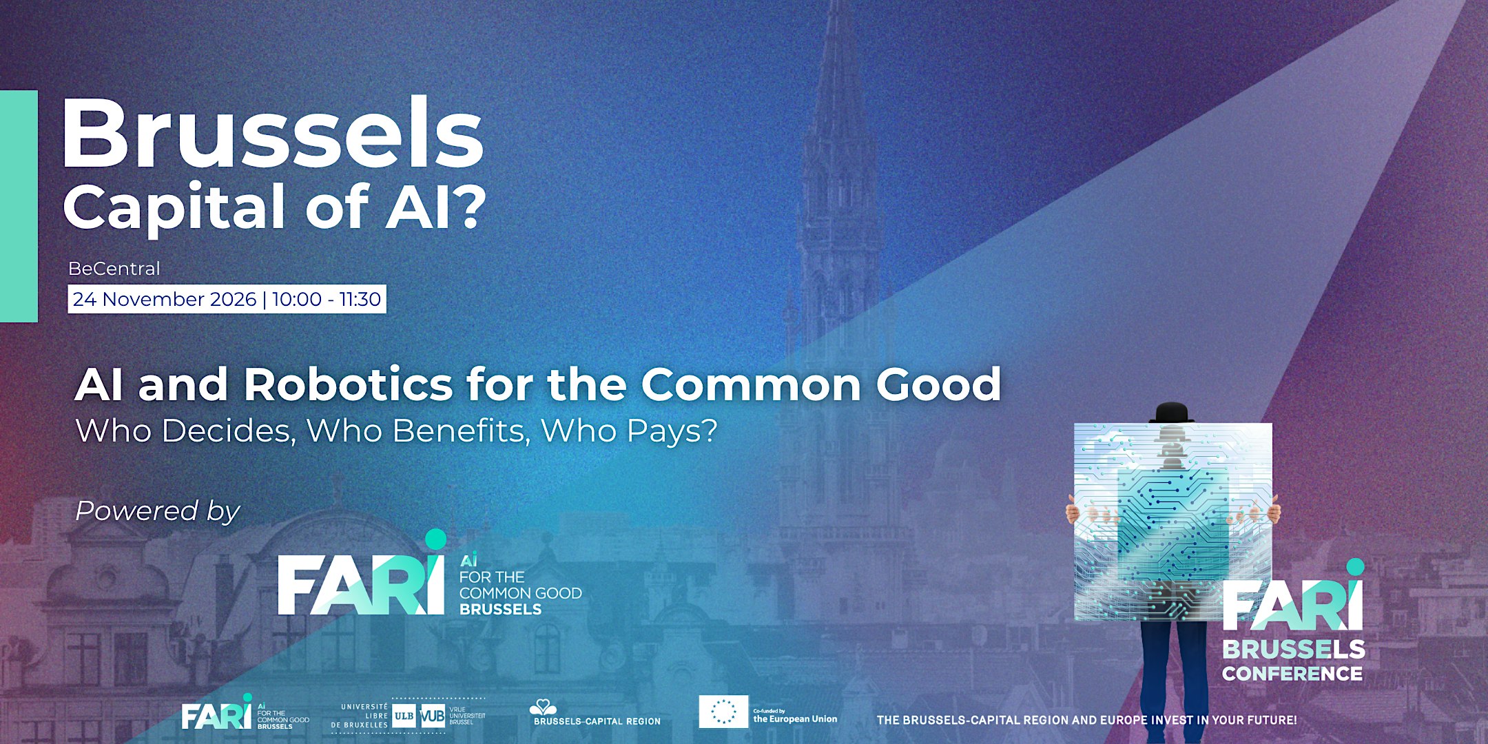 FARI2026 — AI and Robotics: Who Decides, Who Benefits, Who Pays?