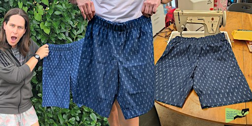 Learn to Sew a Pair of Flannel Pajama Shorts @ STL