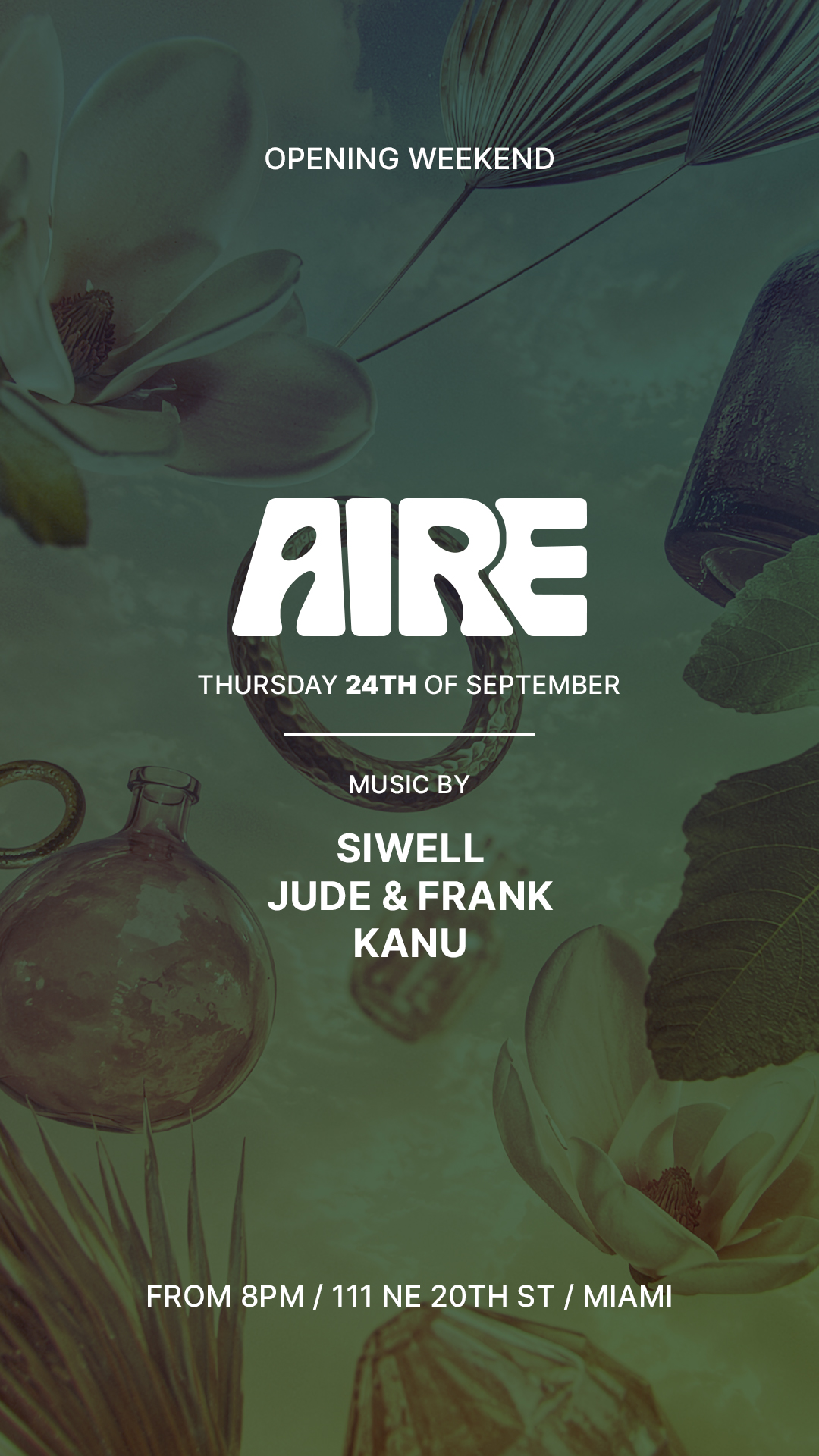 AIRE Miami: Opening Week with OOZZAA
