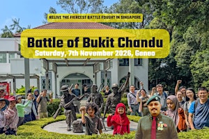Battle of Bukit Chandu tour by Mr Sarafian