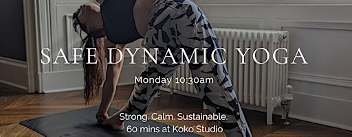 Safe Dynamic Yoga — Monday 10:30am