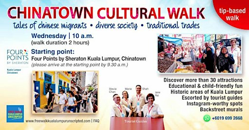 Chinatown Cultural Walk in Kuala Lumpur (tip-based)-Wednesday session
