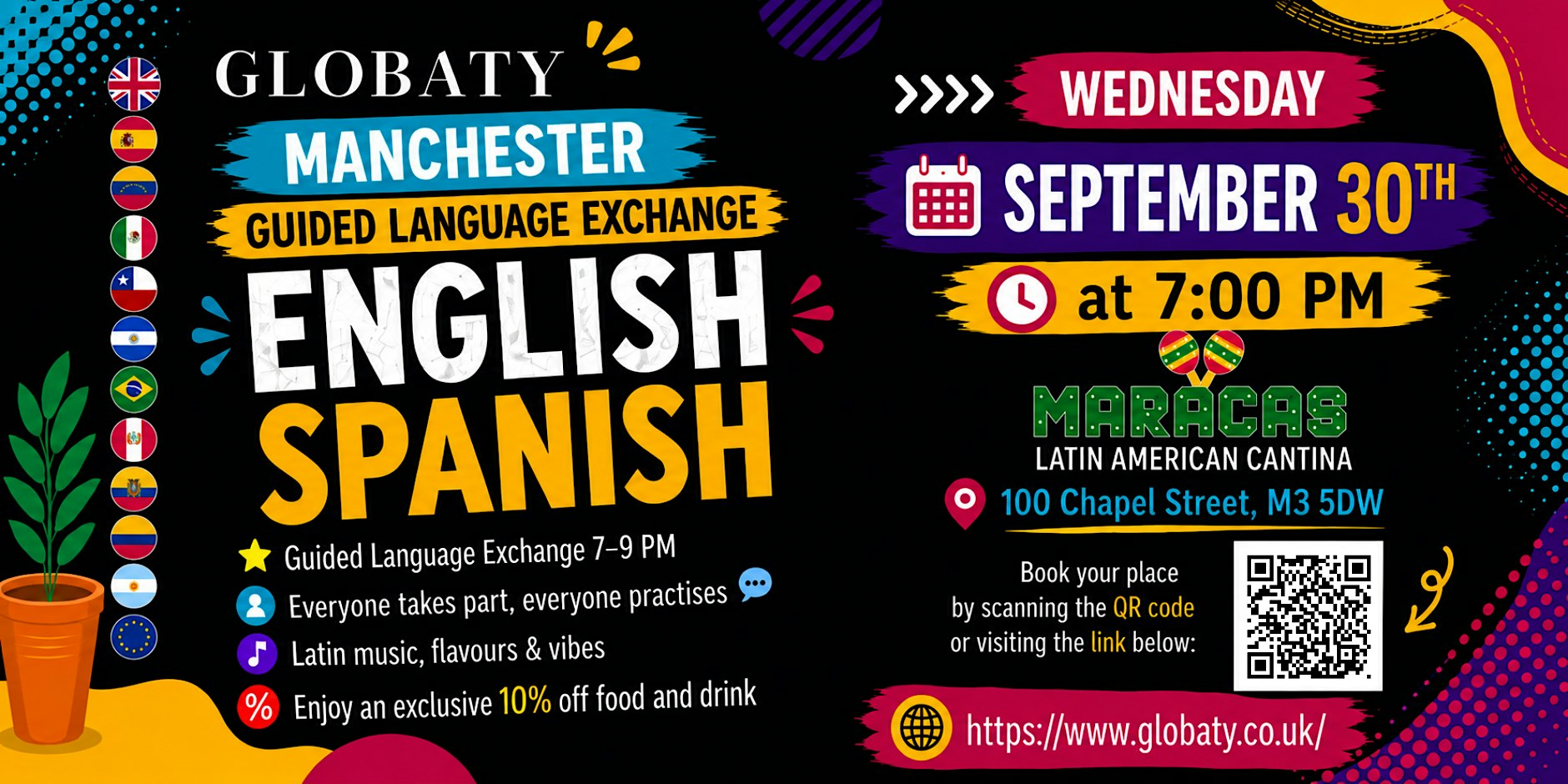 Manchester Guided English – Spanish Language Exchange