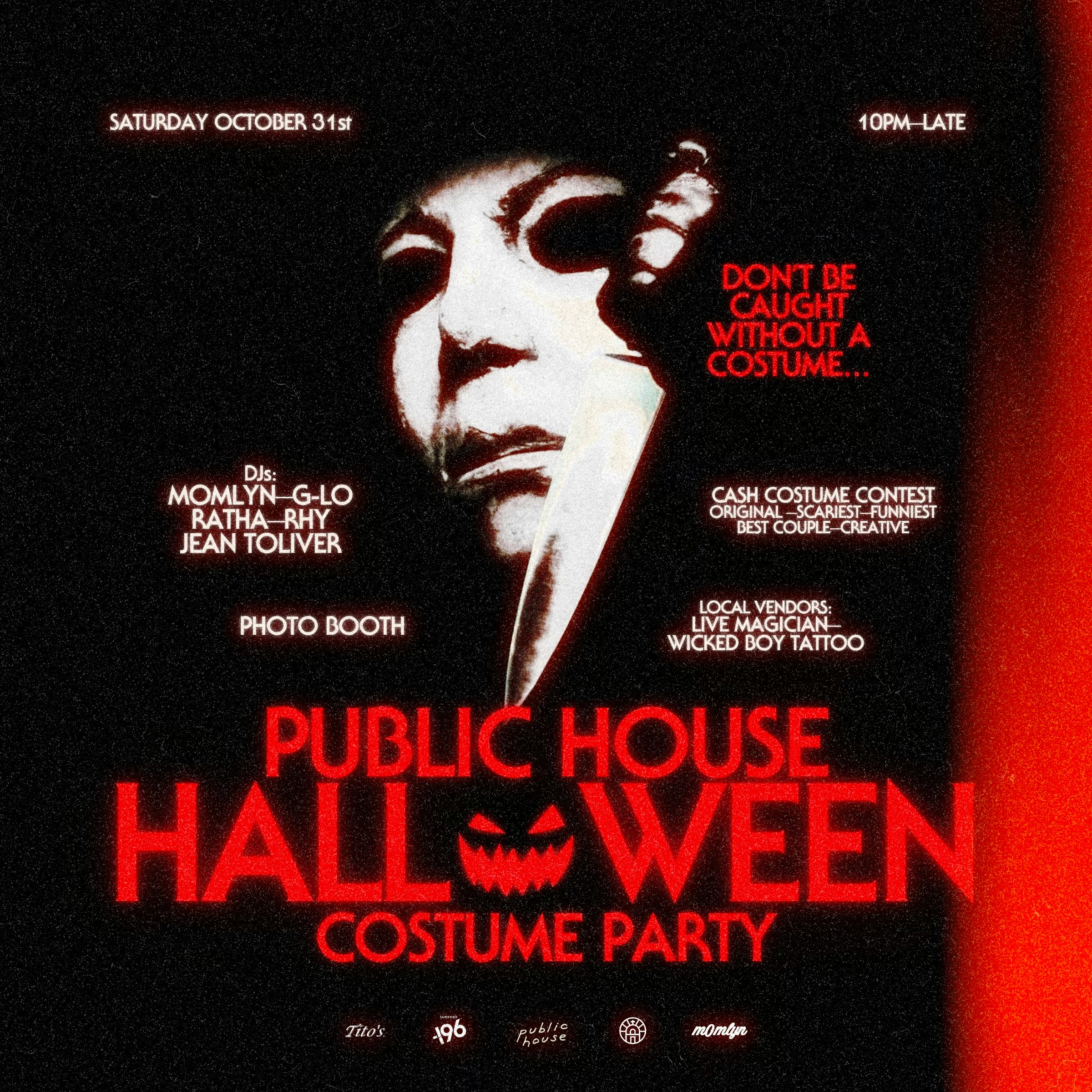 Hallloween Costume Party at Public House!