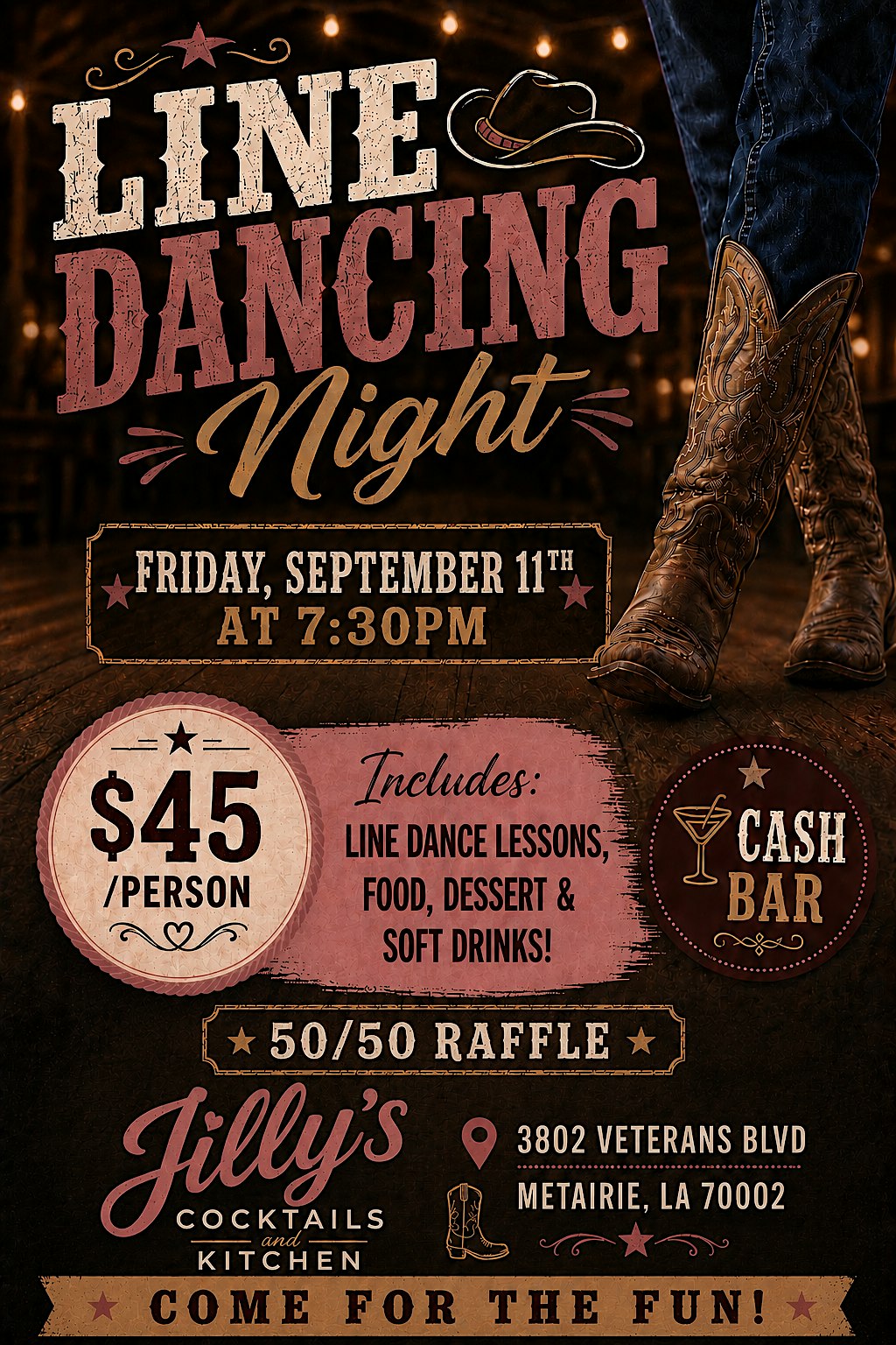 Line Dancing Night!!