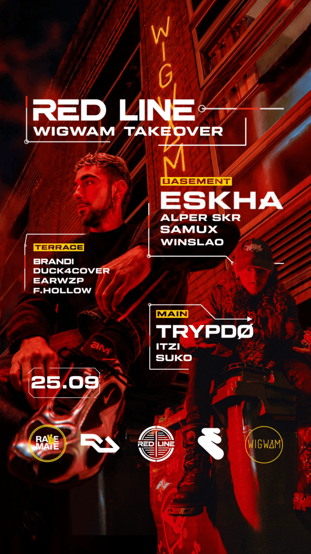 RED LINE: Eskha - Techno, Hard Bounce & Hard Trance in Dublin