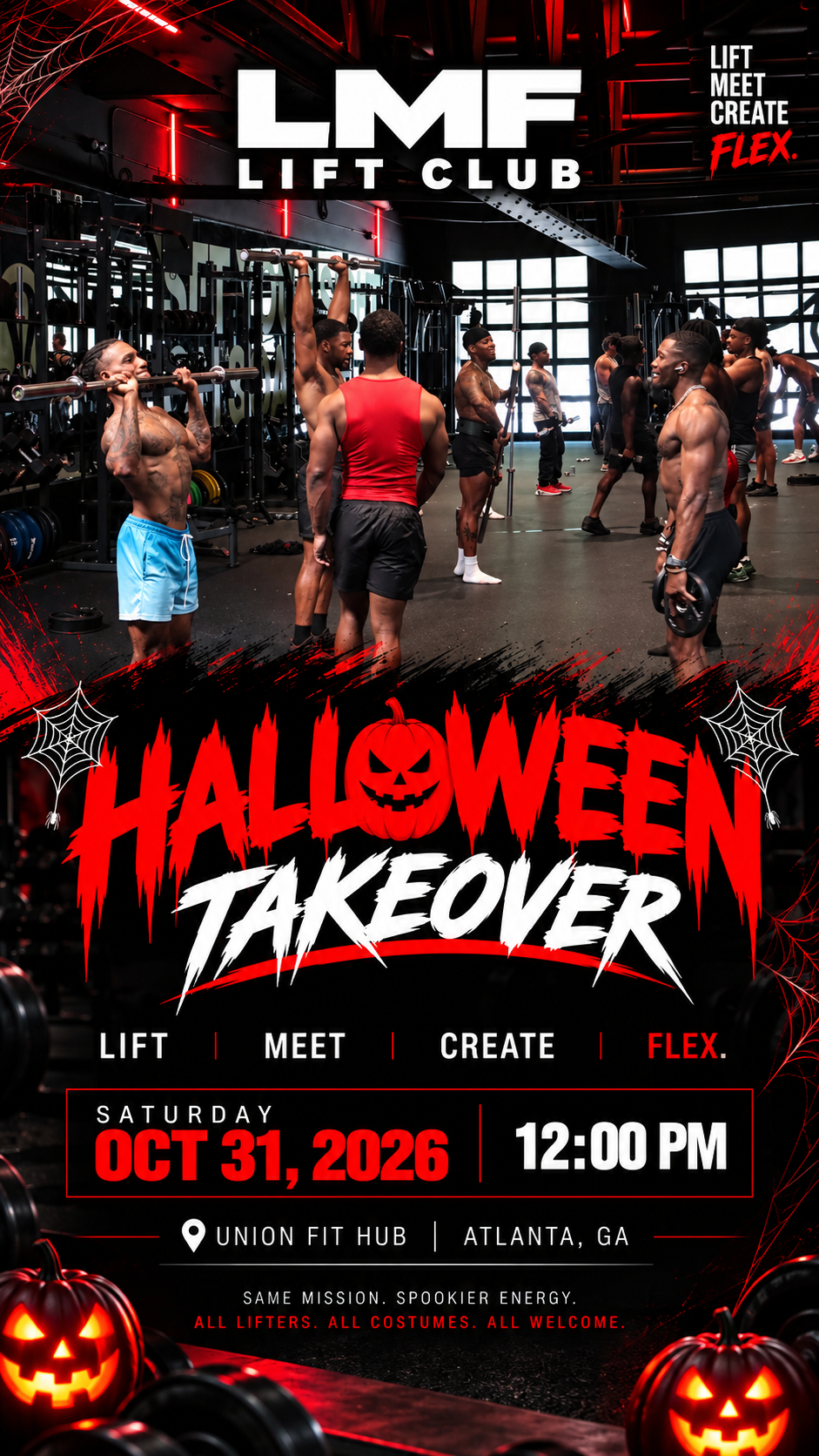 LMF LIFT CLUB // HALLOWEEN TAKEOVER 🎃🔥