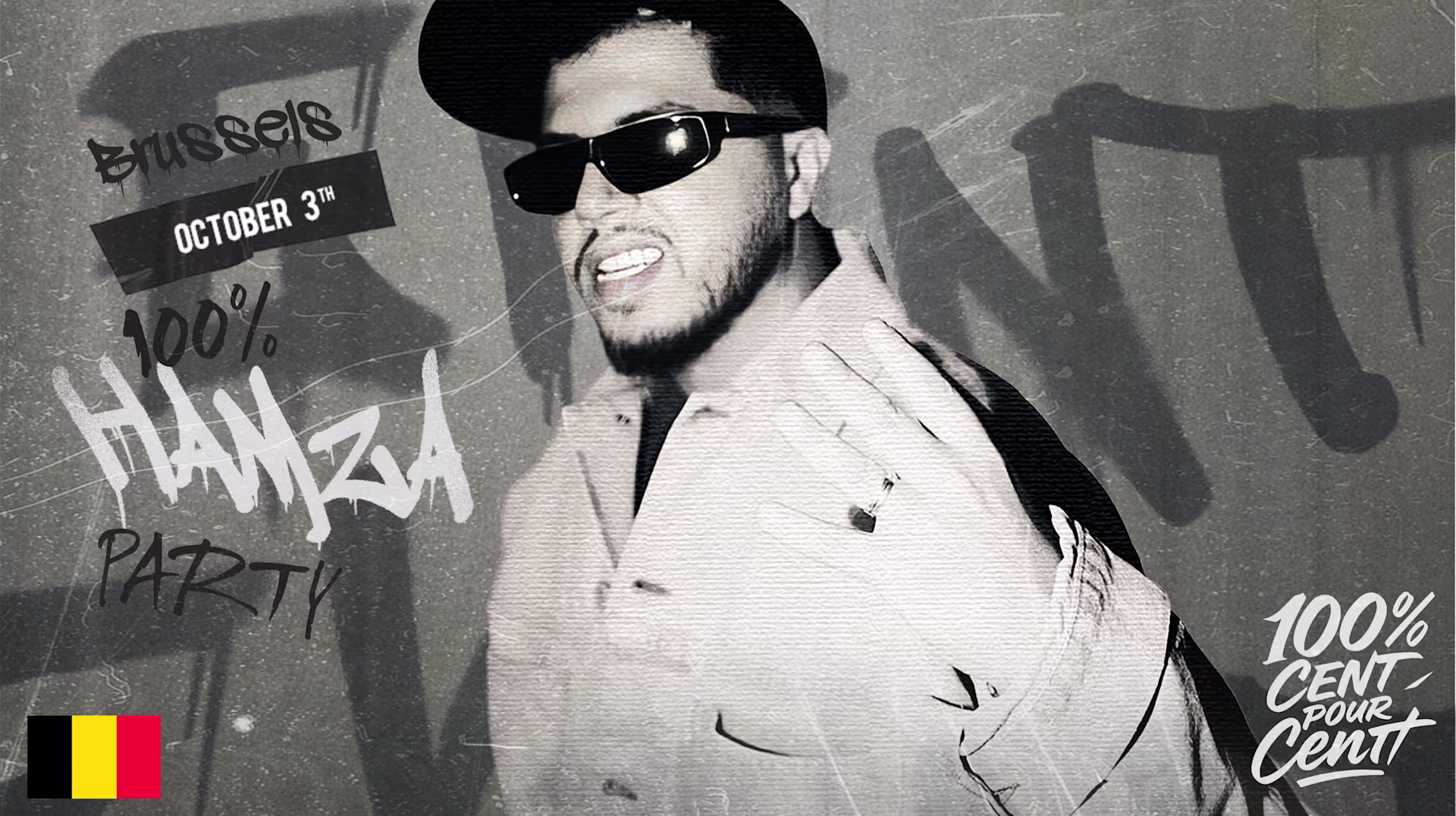 100% Hamza Party In Brussels !!