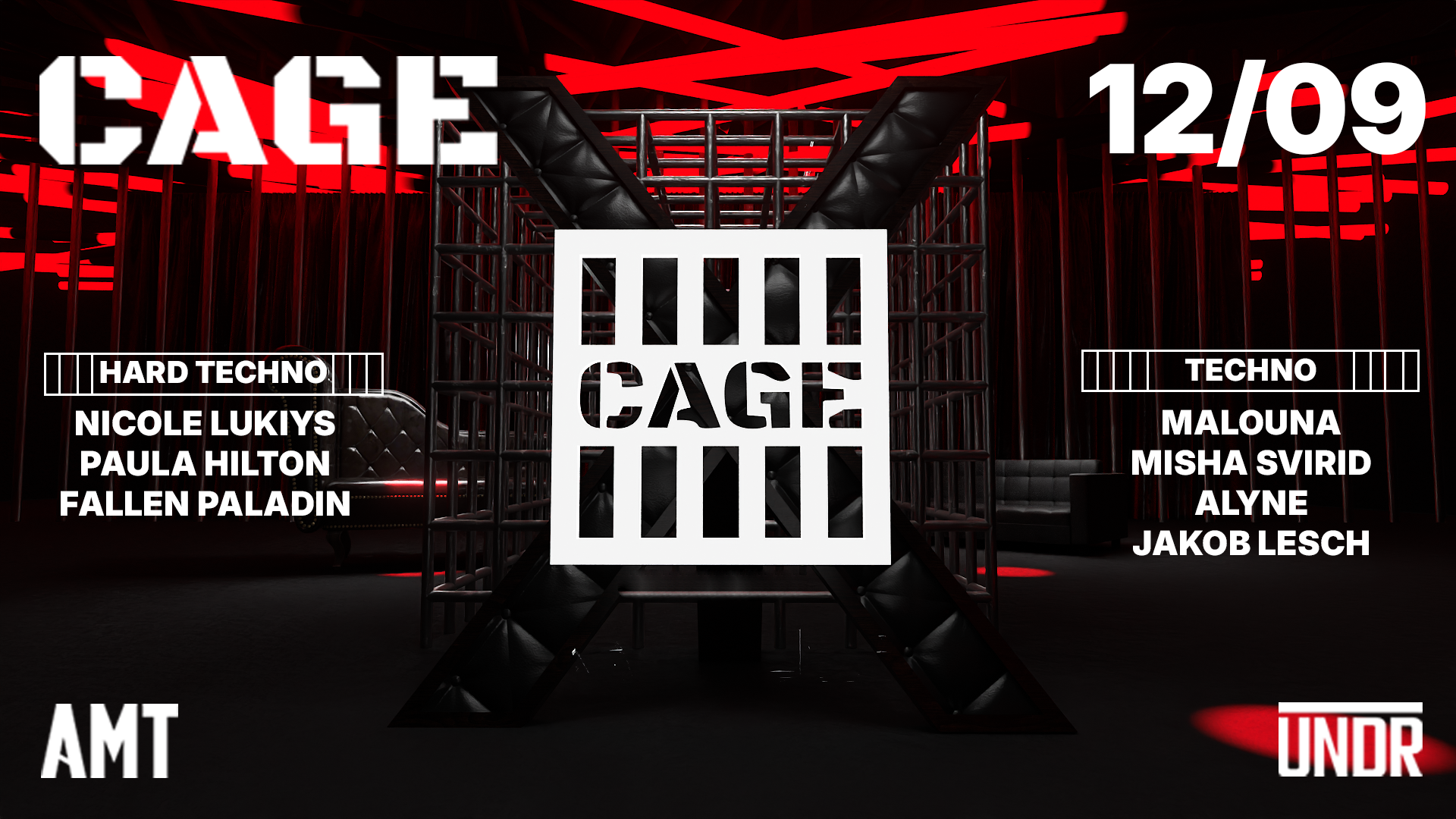CAGE by UNDR: Techno / Hard Techno [Kinky]
