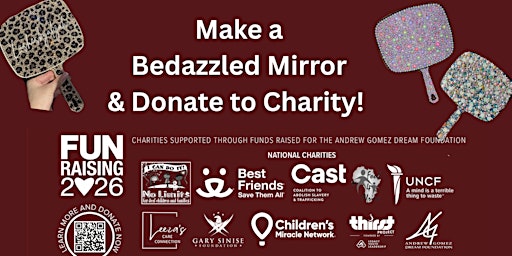 Create a Bedazzled Mirror - Charity Event!