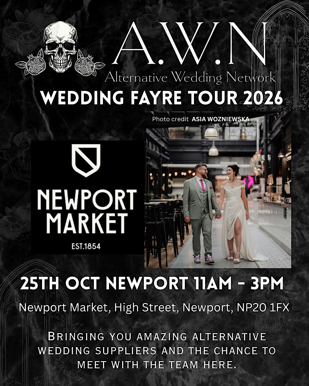 Alternative Wedding Network - Alt Wedding Fayre - Newport Market