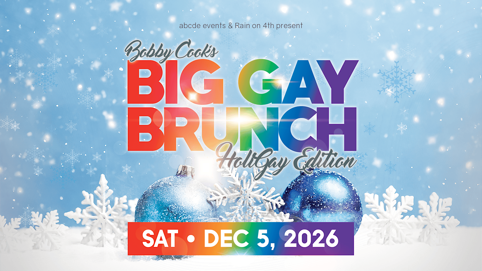 Bobby's Big Gay Brunch HOLIGAY Edition Austin