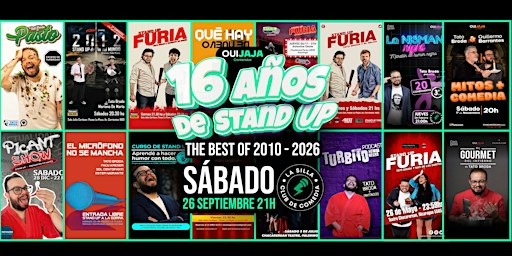 16 AÑOS DE STANDUP TATO BRODA