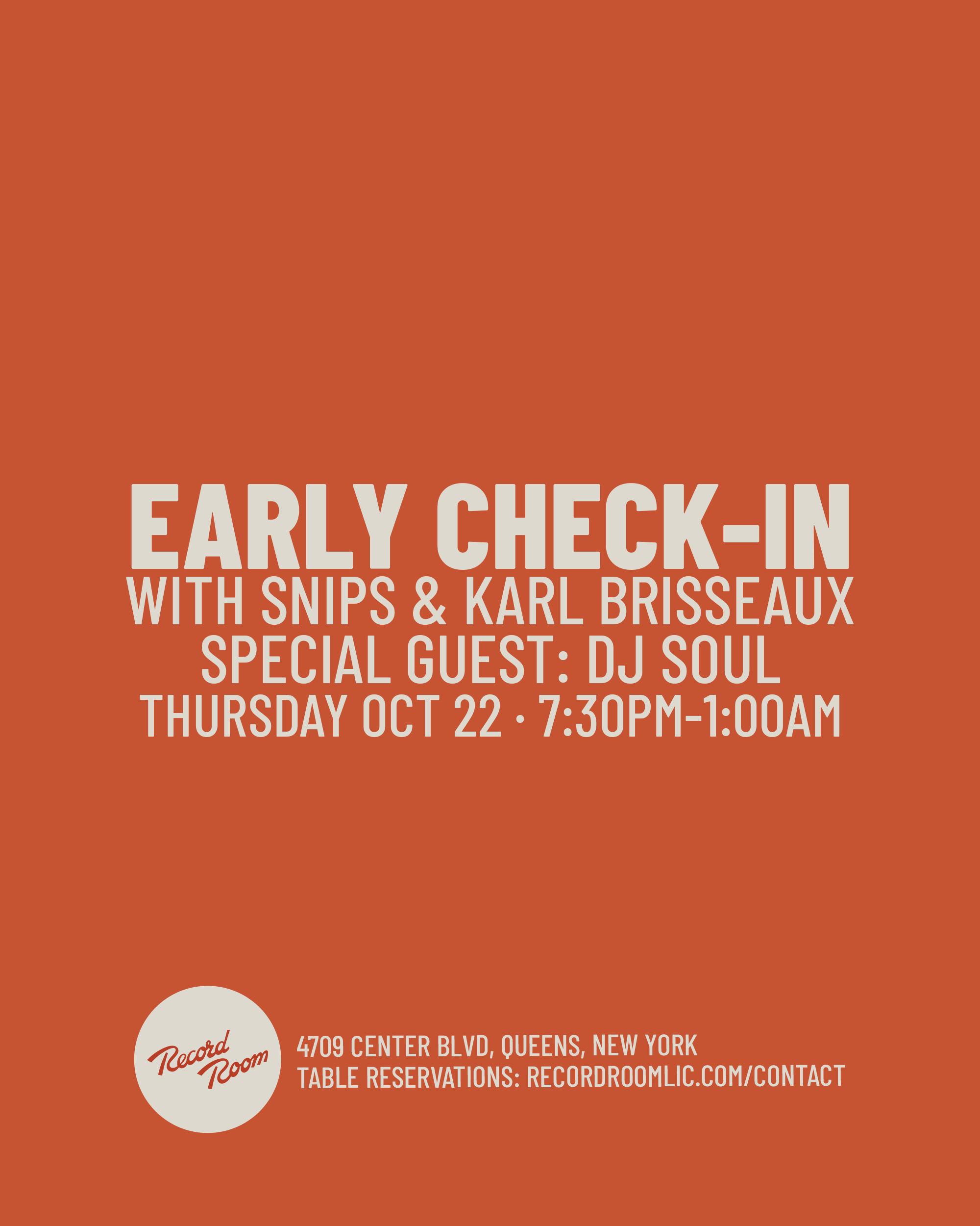 Early Check In