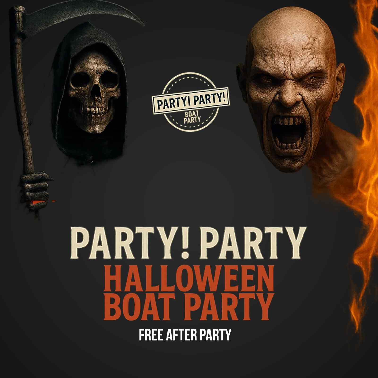 Party! Party! Halloween Boat Party plus free after party
