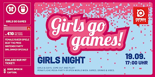 GIRLS GO GAMES - GIRLS NIGHT!