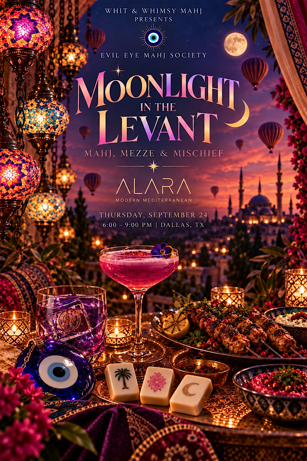 Evil Eye Mahj Society: Moonlight in the Levant