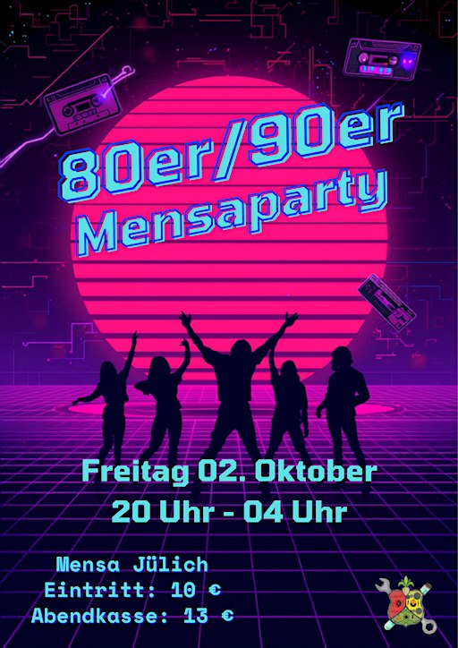 Mensaparty 80/90