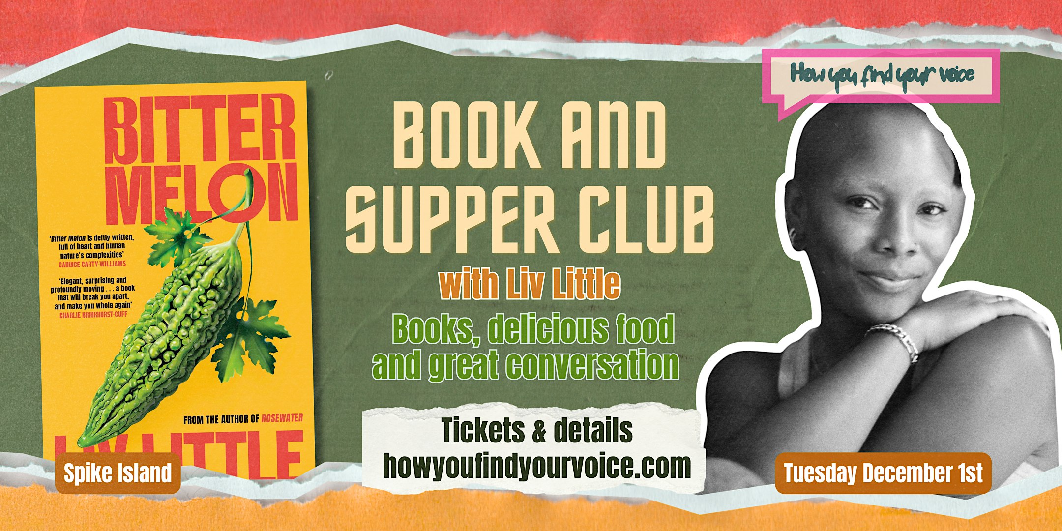 HYFYV Book & Supper Club with Liv Little
