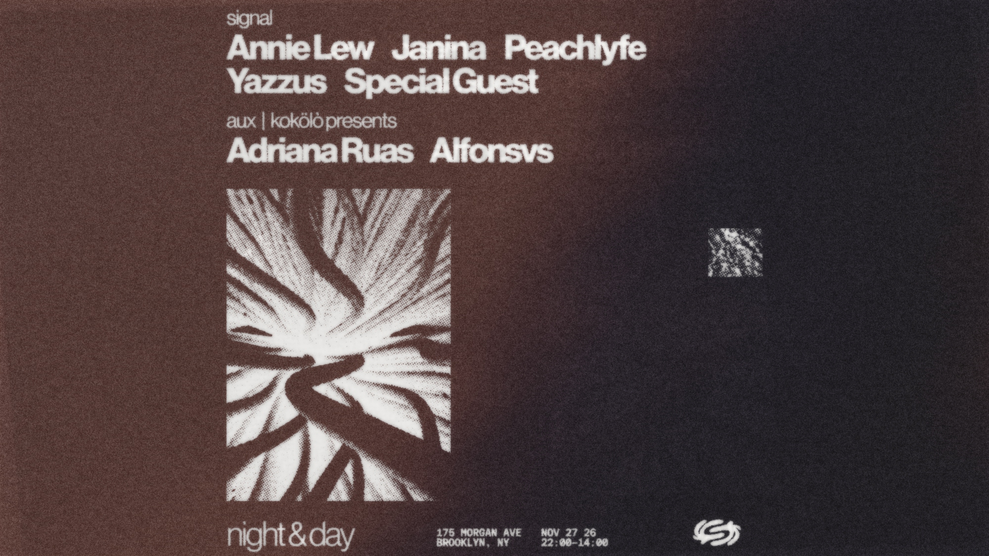 Night & Day: Janina, Peachlyfe, Yazzus, Julia Govor, Adriana Ruas, Alfonsvs