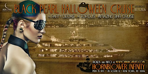 New York VIP Halloween Party Cruise | Black Pearl Yacht Party