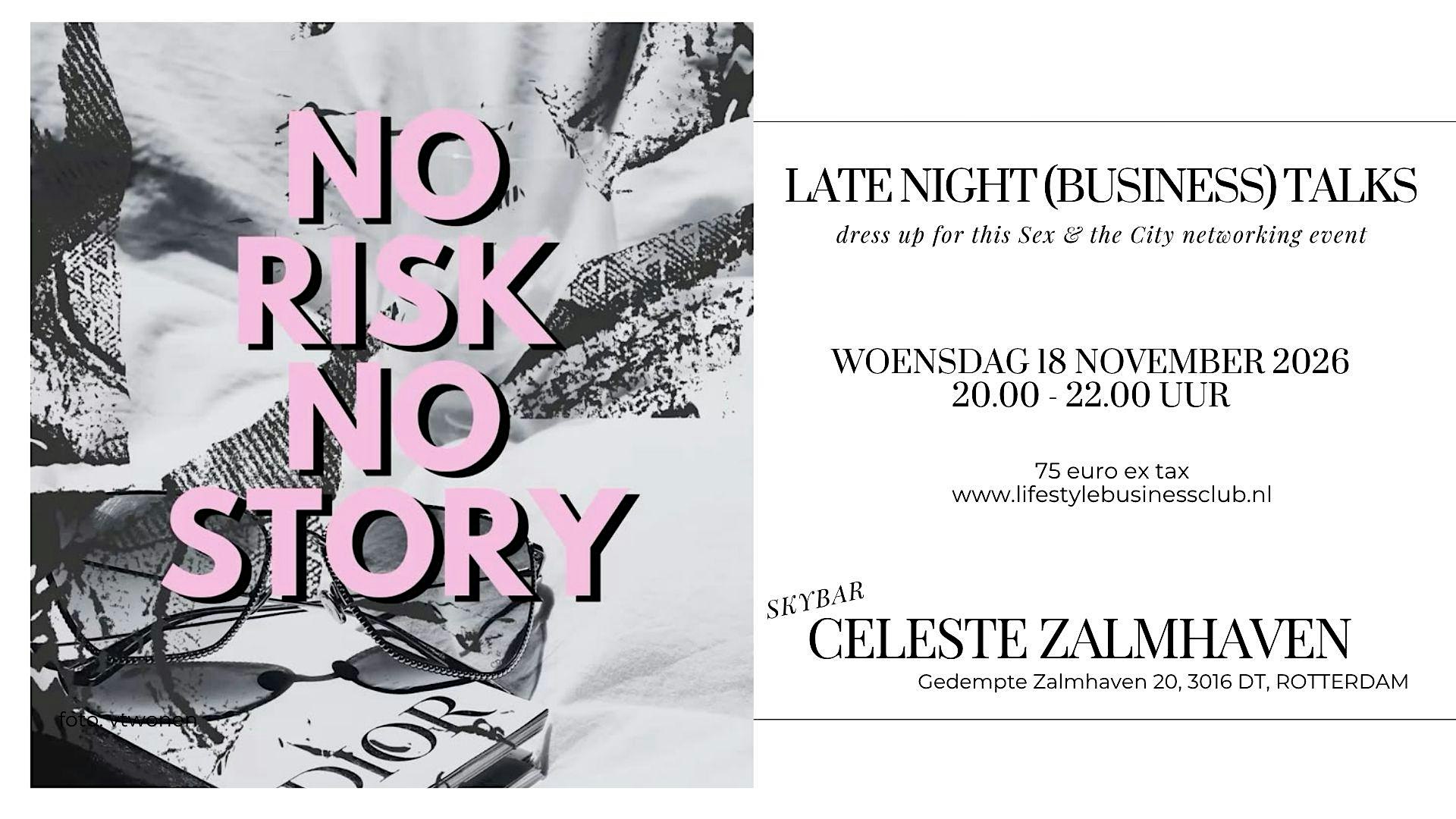 Late Night Business Talks & Drinks Skybar Rotterdam