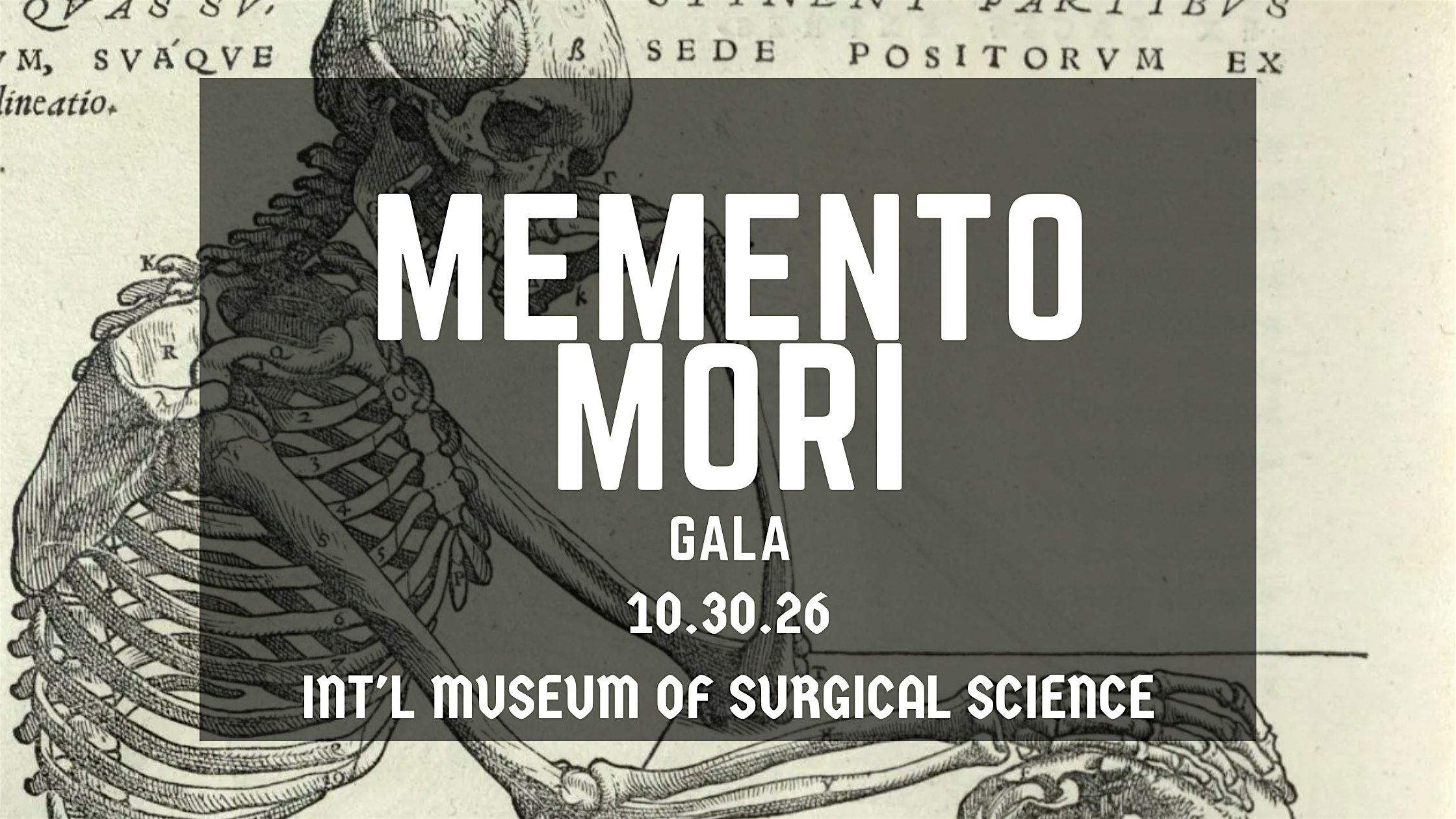 MEMENTO MORI Halloween Gala