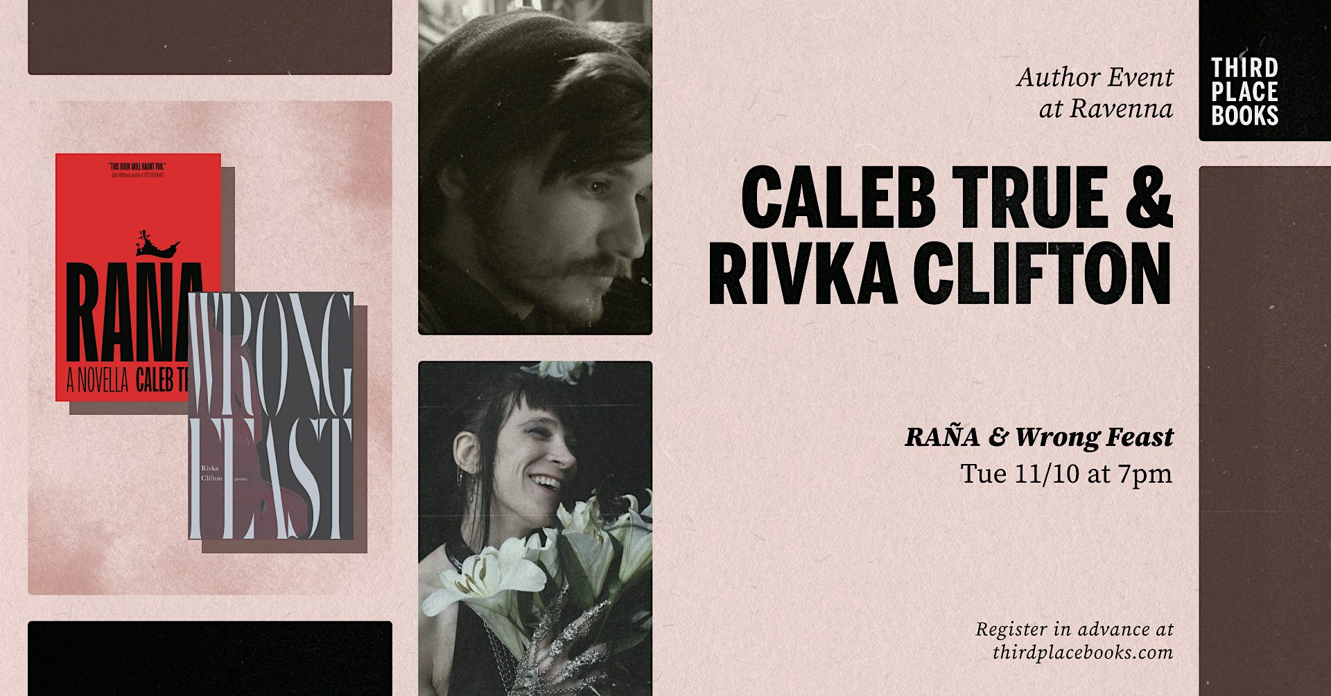Caleb True in conversation with Rivka Clifton — 'RAÑA' and 'Wrong Feast'