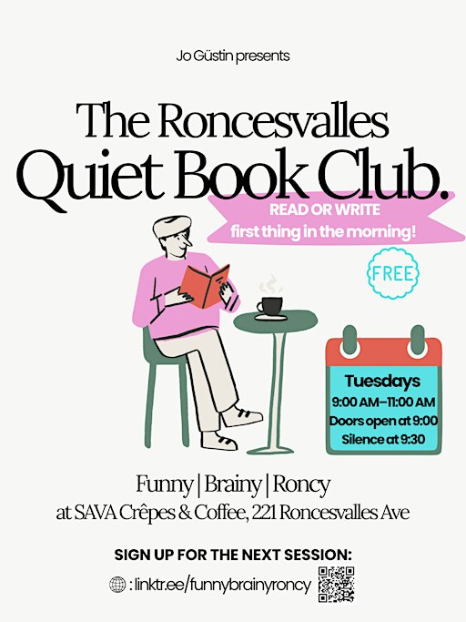 The Roncesvalles Quiet Book Club.