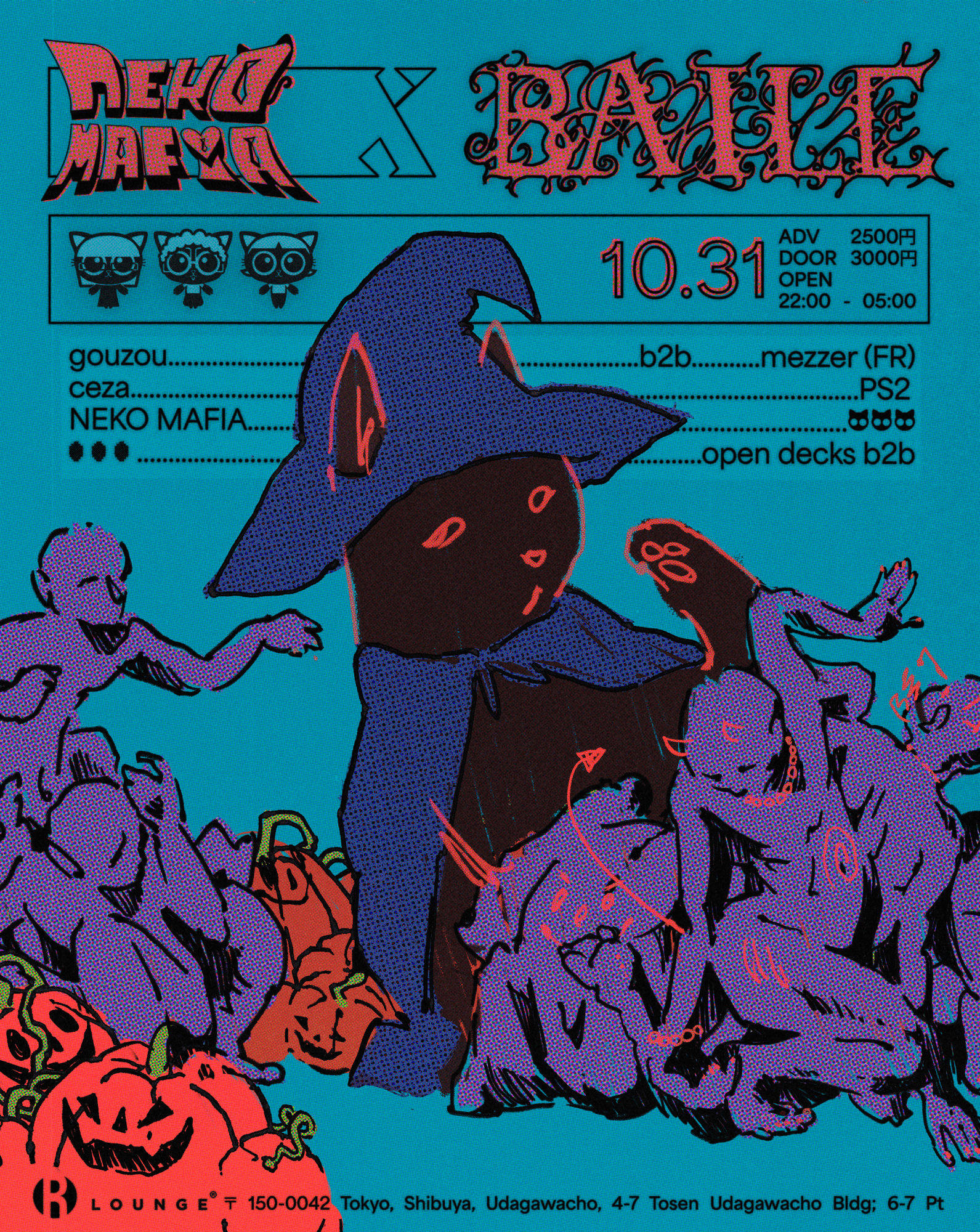 NEKO MAFIA × /baile HALLOWEEN SPECIAL with MEZZER B2B GOUZOU