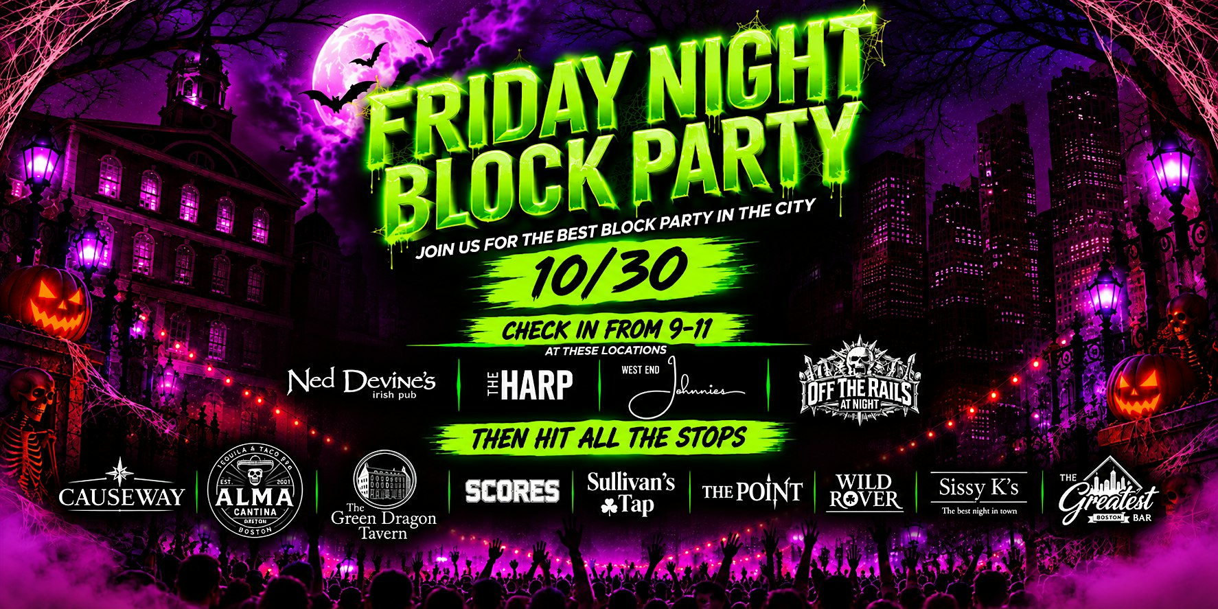 WEST END FRIDAY NIGHT BLOCK PARTY: HALLOWEEN EDITION