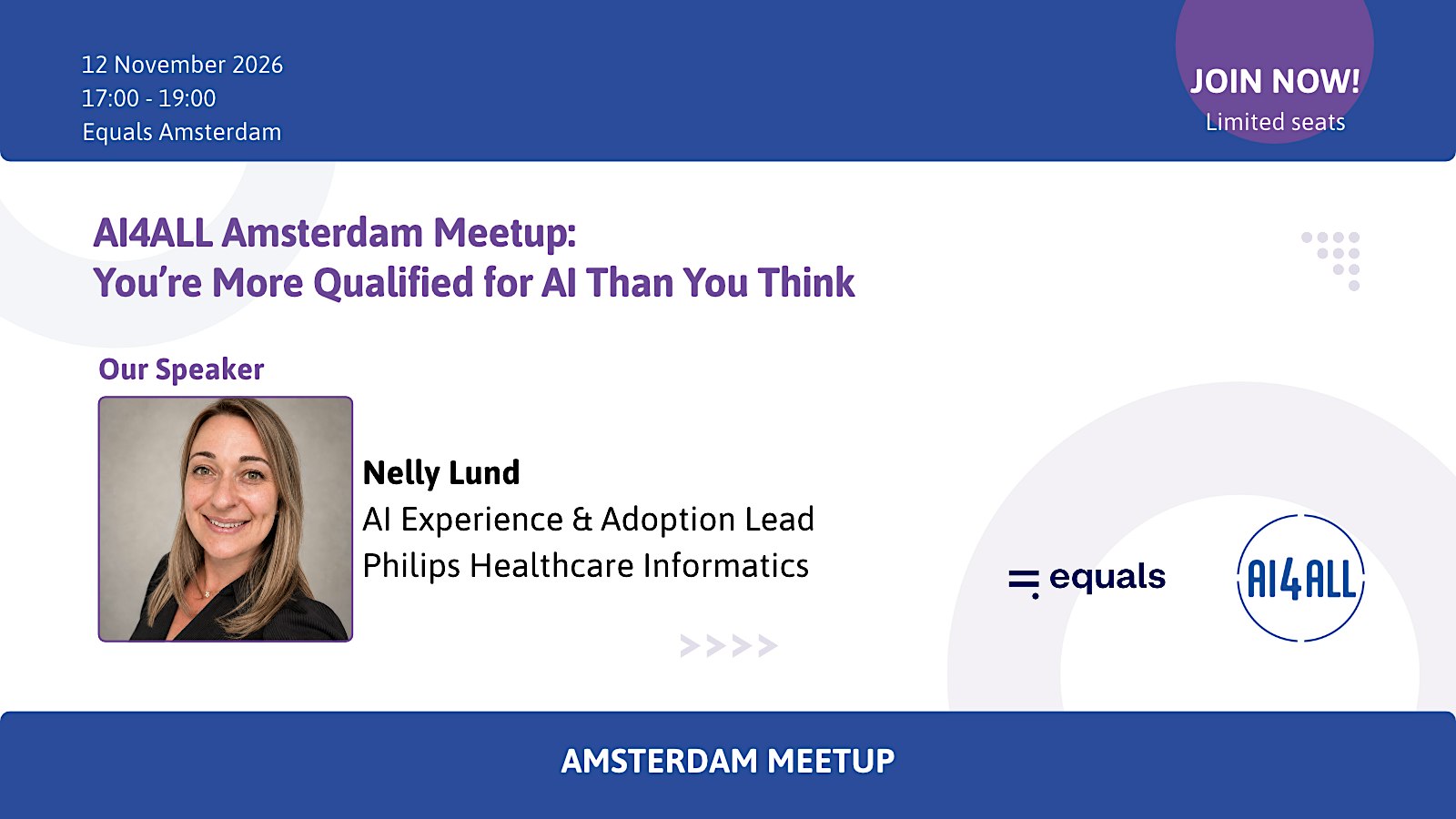 AI4ALL Amsterdam Meetup:  Where skills meet AI