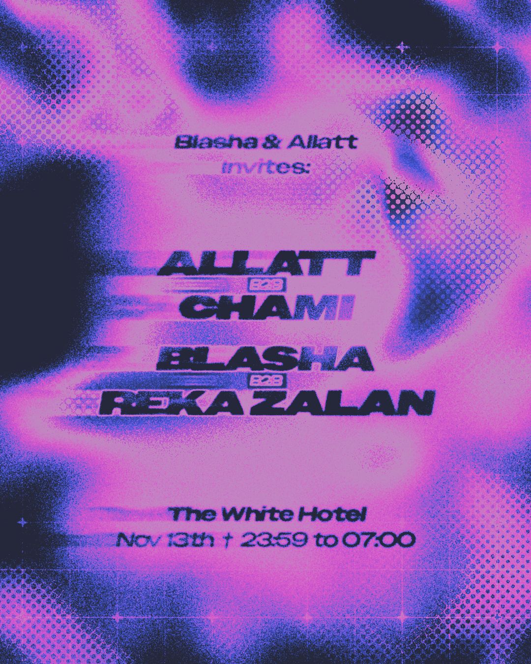 Blasha & Allatt Invites Chami and Reka Zalan