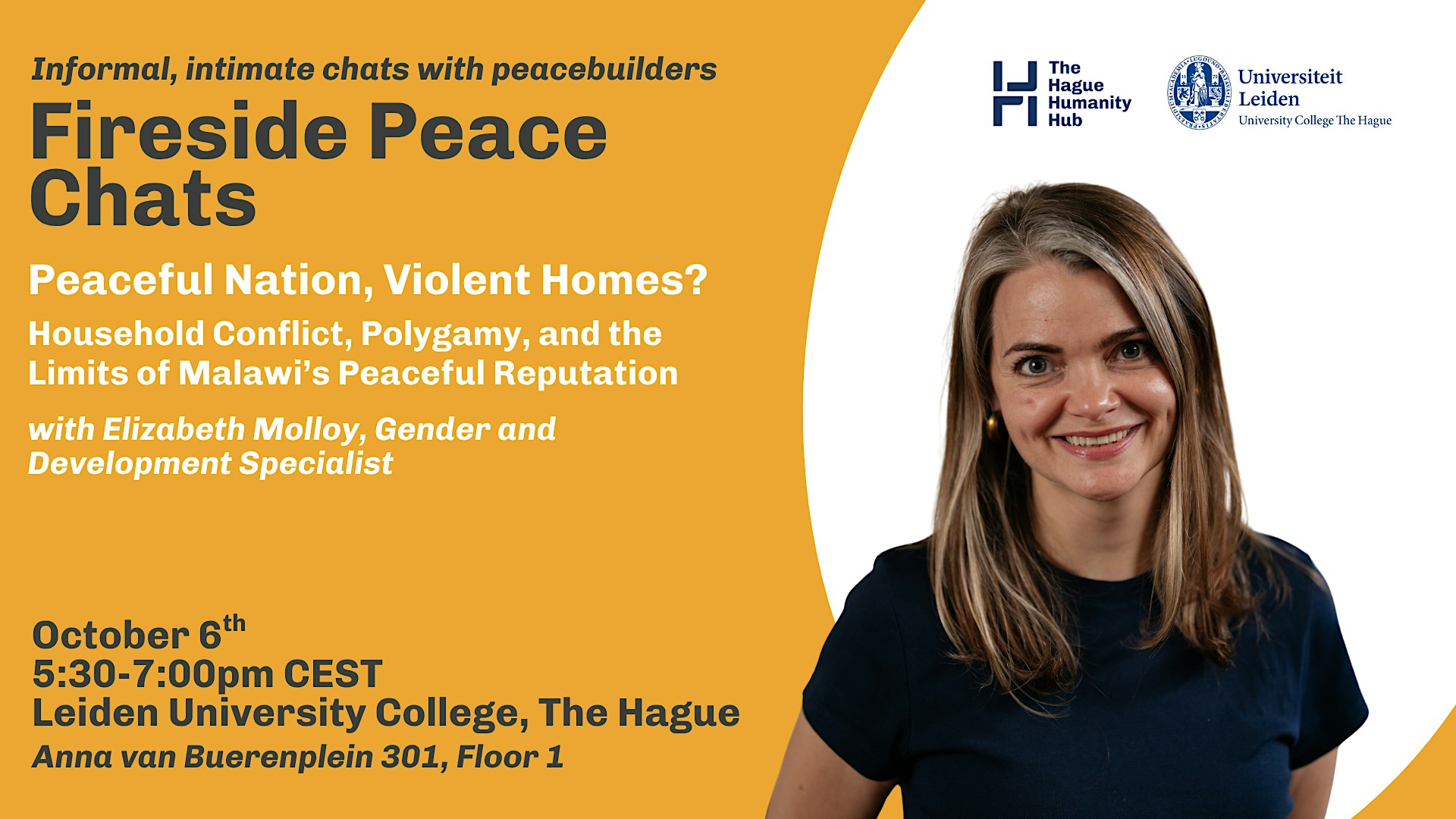 Fireside Peace Chats: Peaceful Nation, Violent Homes? with Elizabeth Molloy