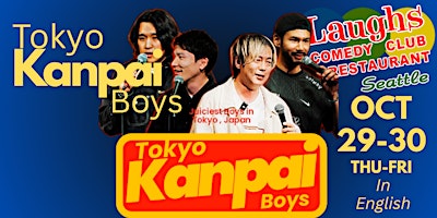 Comedy: Tokyo Kanpai Boys Live -Show is performed in English