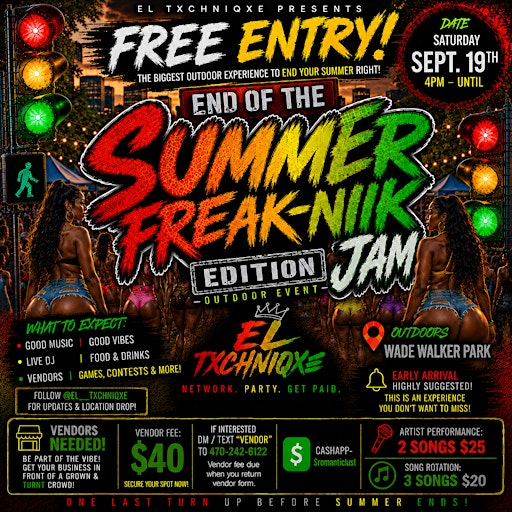El’ Txchniqxe End Of Summer Freak-Nik Jam
