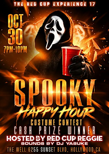 "HALLOWEEN HAPPY HOUR COSTUME CONTEST"-THE RED CUP EXPERIENCE 17-