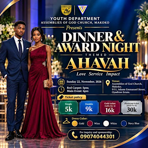 DINNER AND AWARD NIGHT