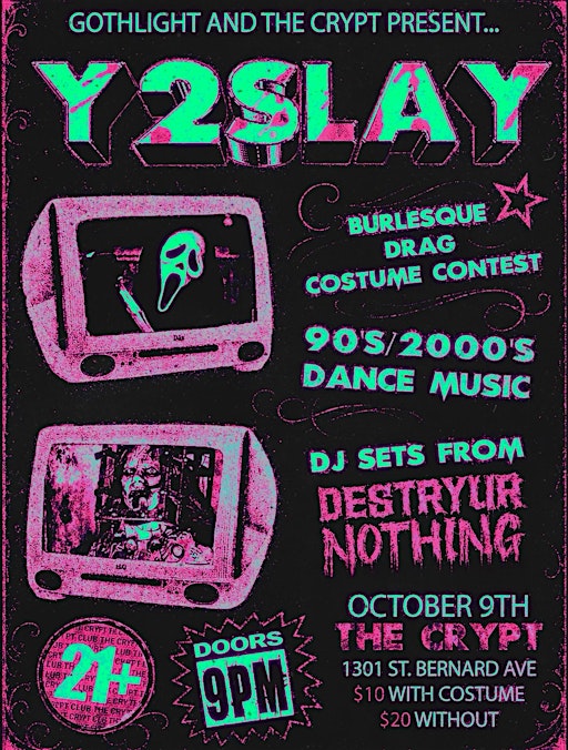 Y2SLAY: 90's/2000's Horror Drag & Dance Night