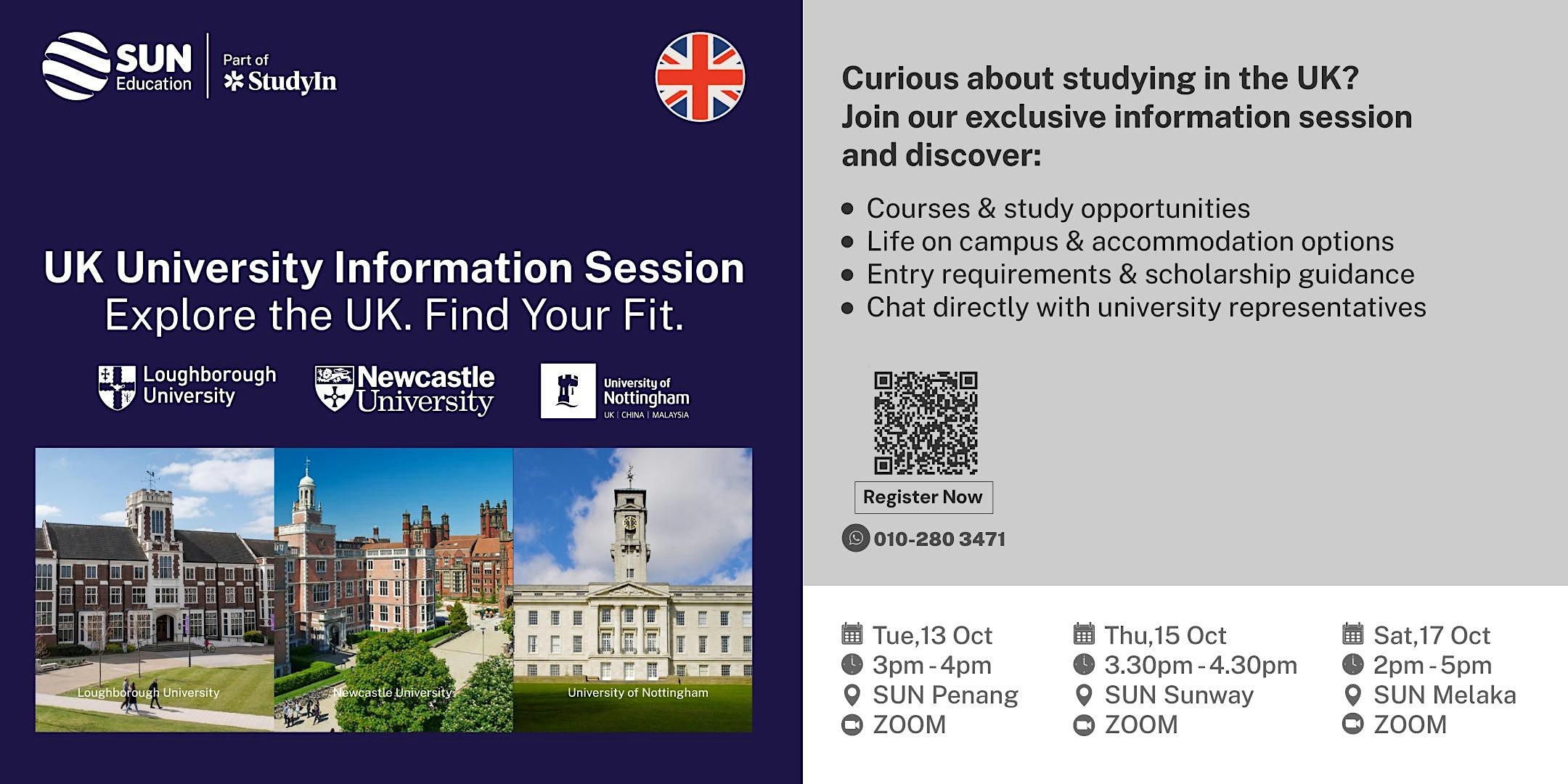 UK University Information Session - Sunway