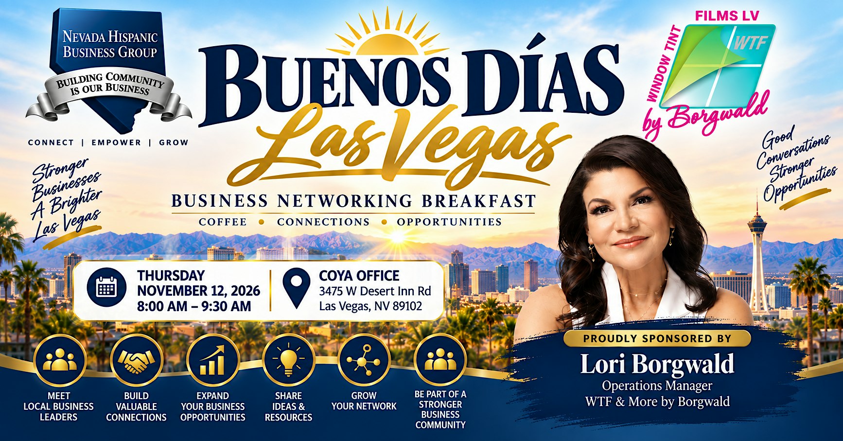 Buenos Dias Las Vegas with Window Tint Film LV