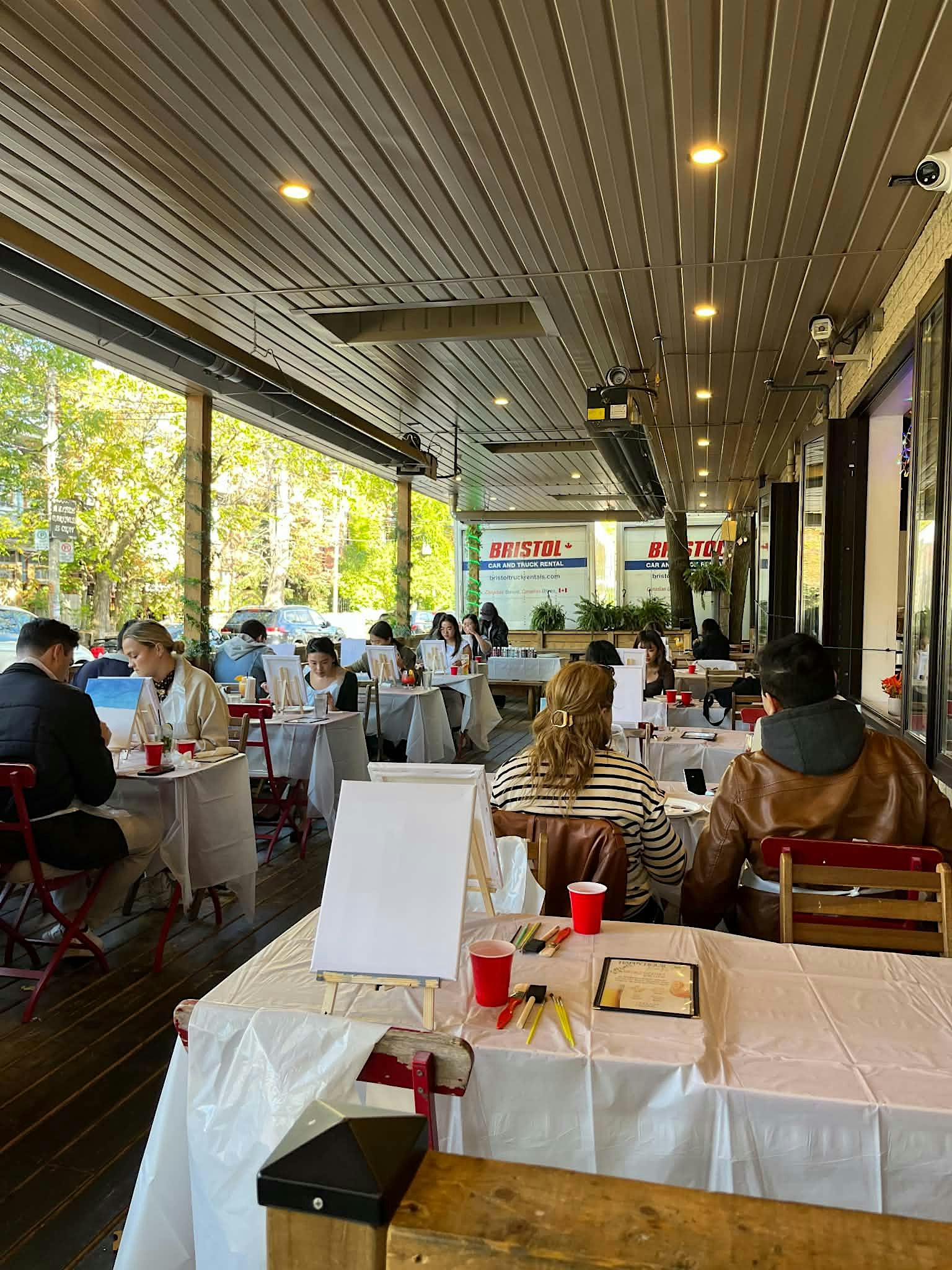 Kensington Market's Paint & Sip on the Patio - Every Sunday ALL SUMMER!