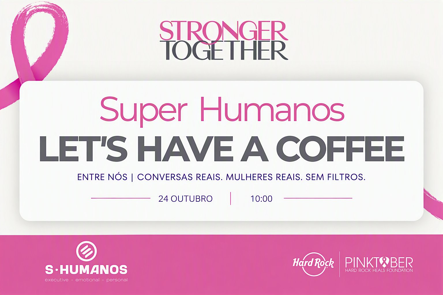 Let's Have a Coffee by Super Humanos | Pinktober Edition