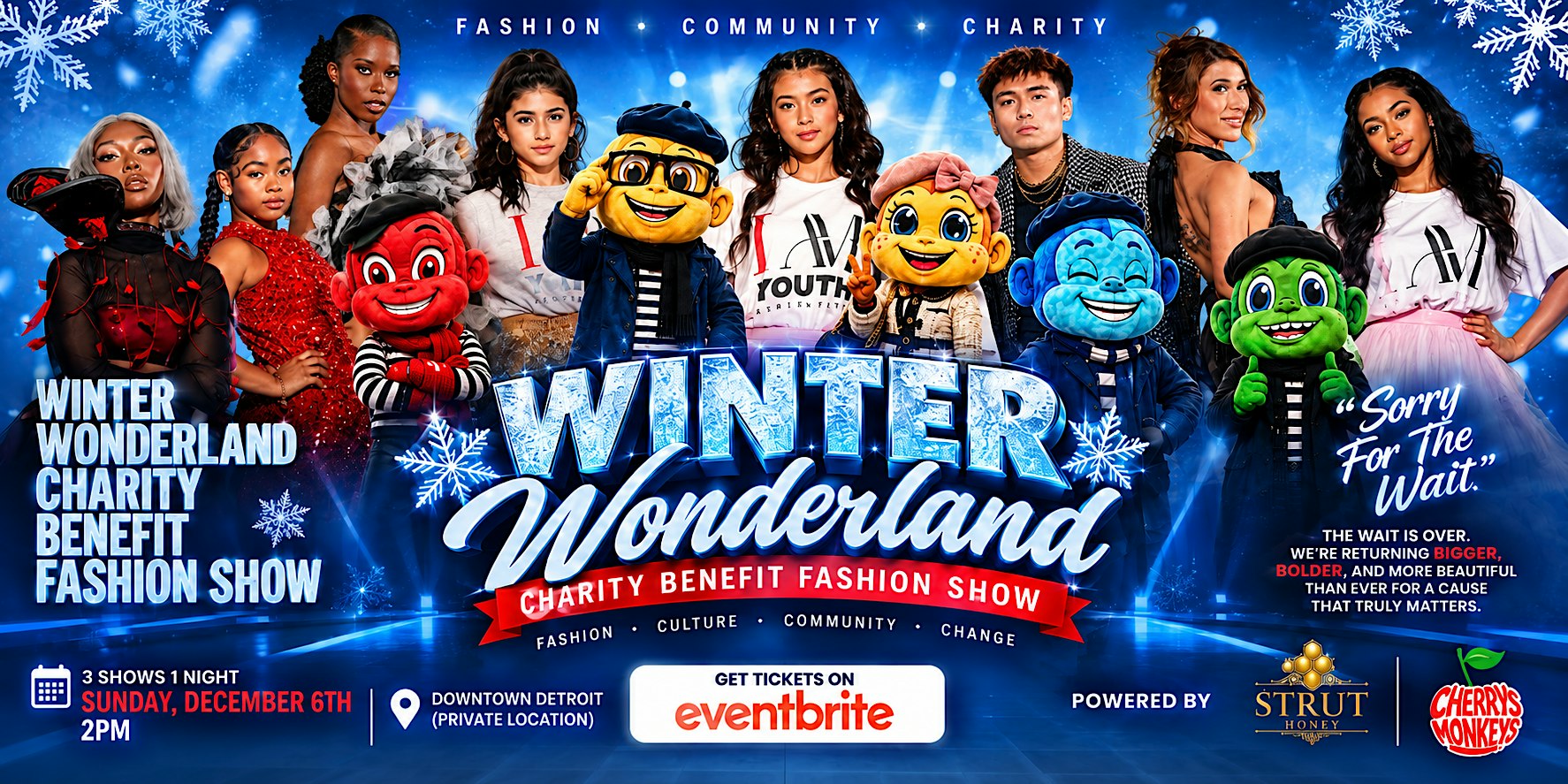 Cherry Monkeys 3rd Annual Winter Wonderland Charity Benefit Fashion Gala