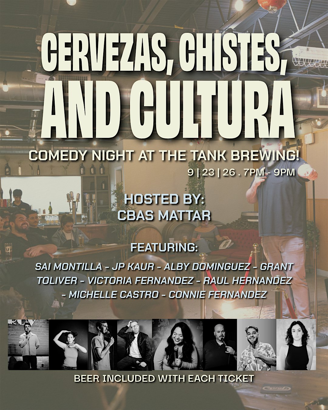 Cerveza, Chistes y Cultura Comedy Night