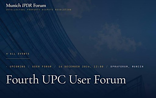 Fourth UPC User Forum
