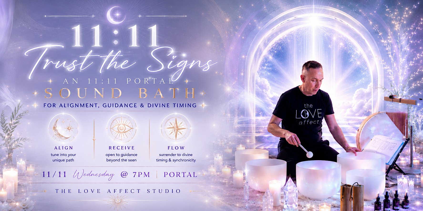 Trust the Signs An 11:11 Portal Sound Bath for Alignment, Guidance & Divine