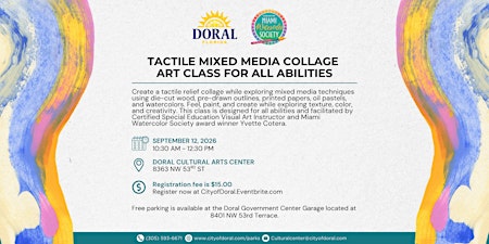 Tactile Mixed Media Collage Art Class for All Abilities