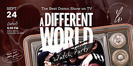 A Different World Watch Party & Fundraiser